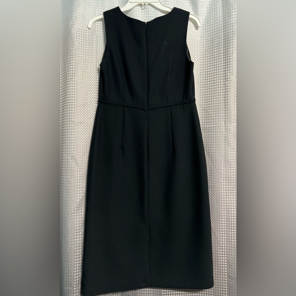Gap Black Sleeveless Midi Dress Mod 1960’s Style Women’s Size 2 - Picture 2 of 2